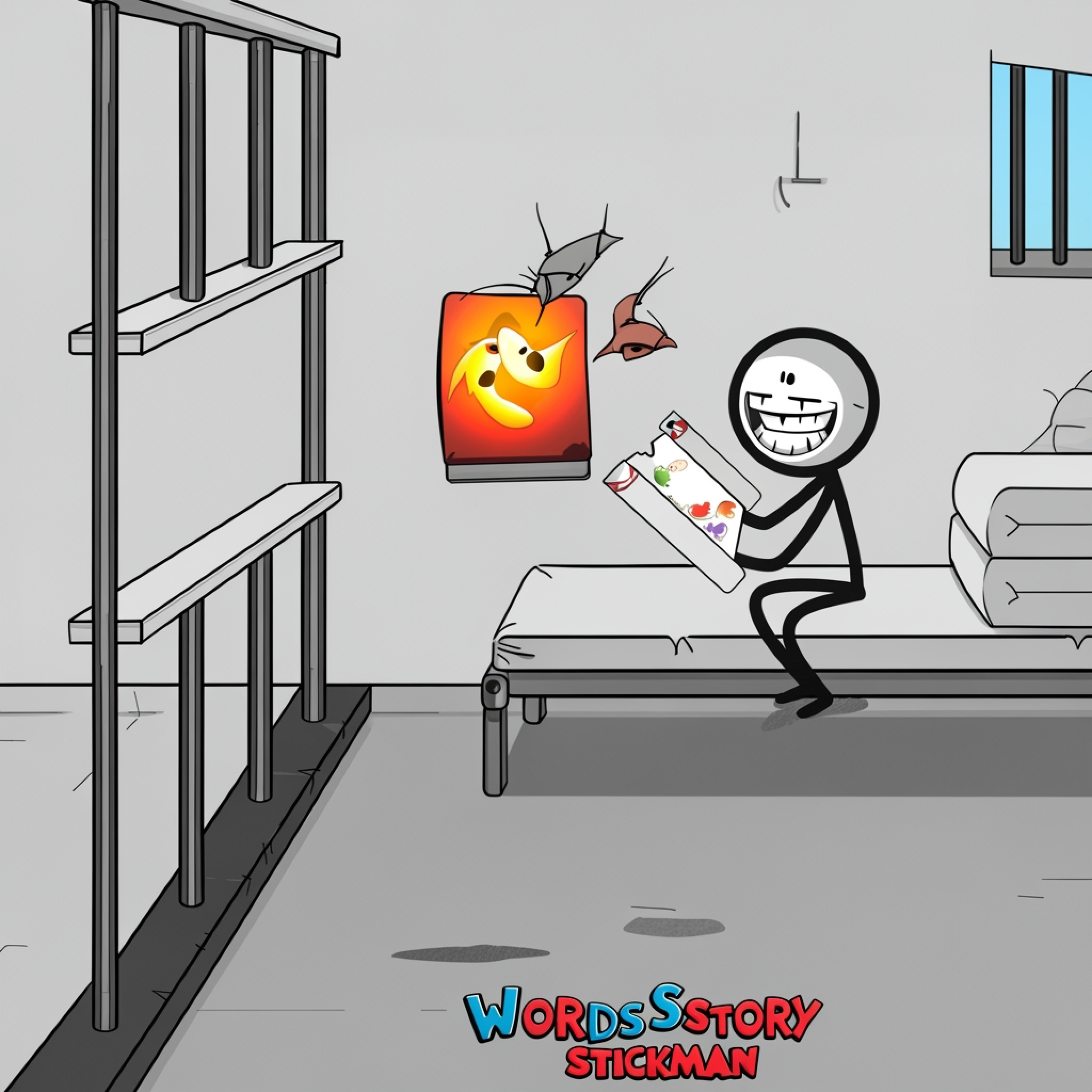 Words Story Stickman Puzzle