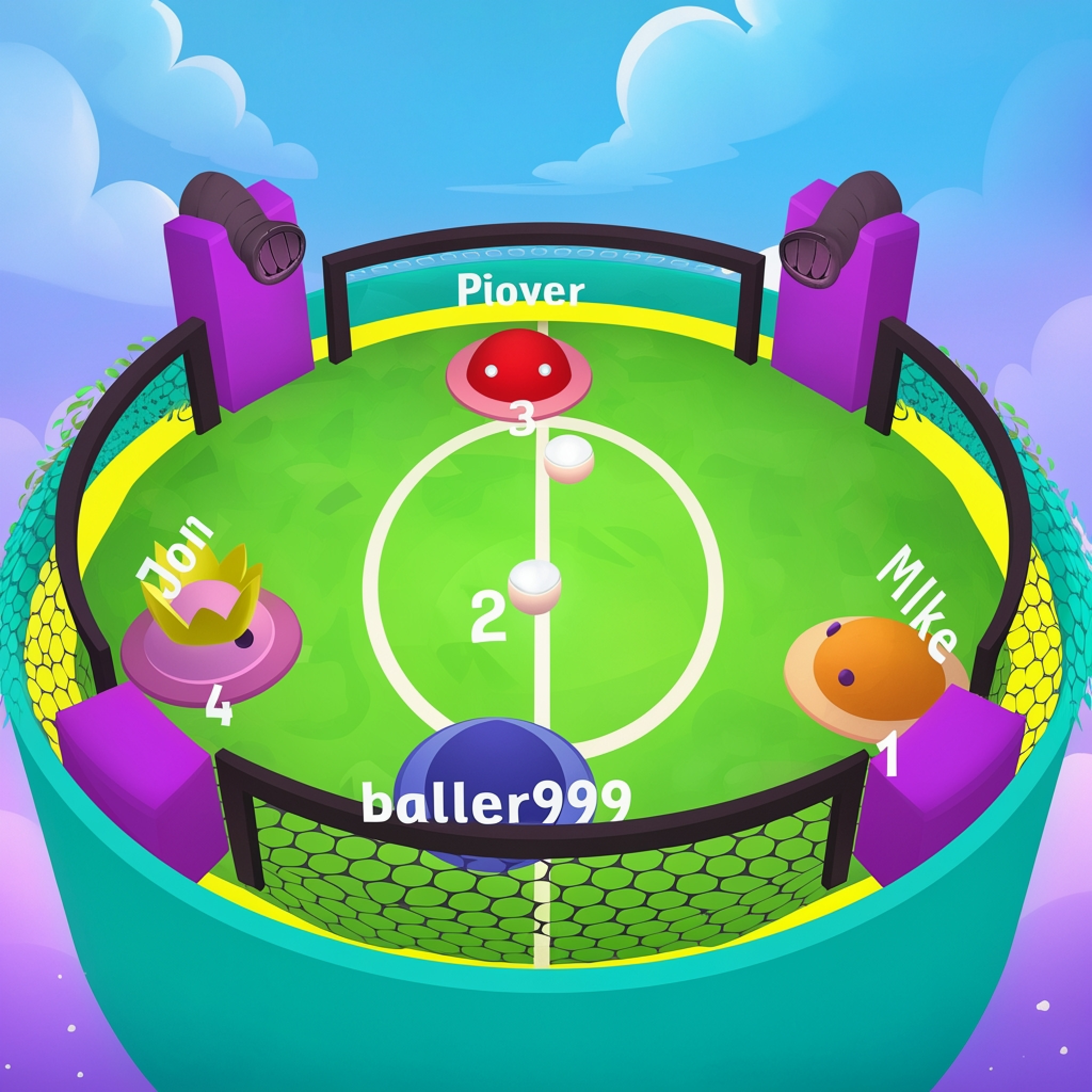 Battle Ball Kickout 3D